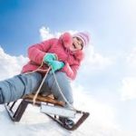 зимние развлечения саночные мелодии