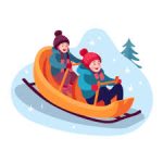 зимние игры музыка санки