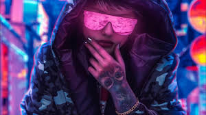 неоновая эстетика синтвейв киберпанк Vol VIII