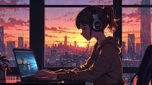 аниме lo-fi фон для школьников и студентов